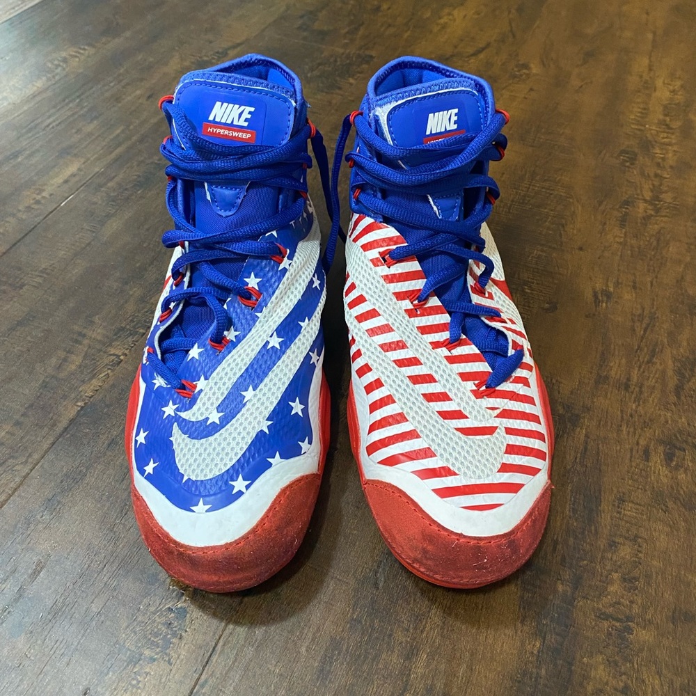 Nike wrestling shoes Stars and Stripes